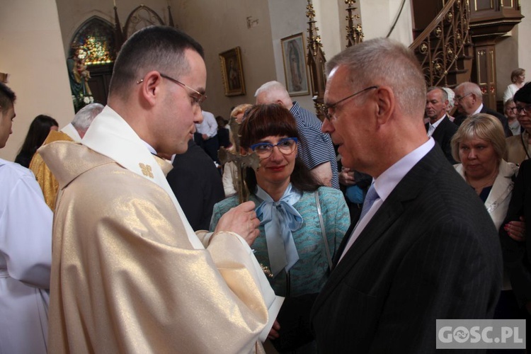 Odnowienie przysięgi małżeńskiej w parafii pw. Podwyższenia Krzyża Świętego w Sulechowie