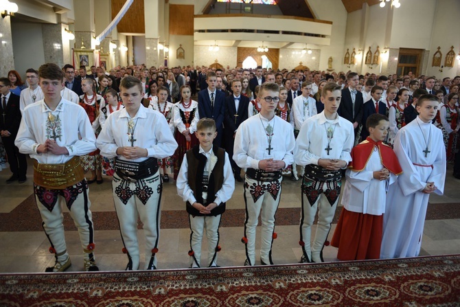 Bierzmowanie w Ochotnicy Górnej