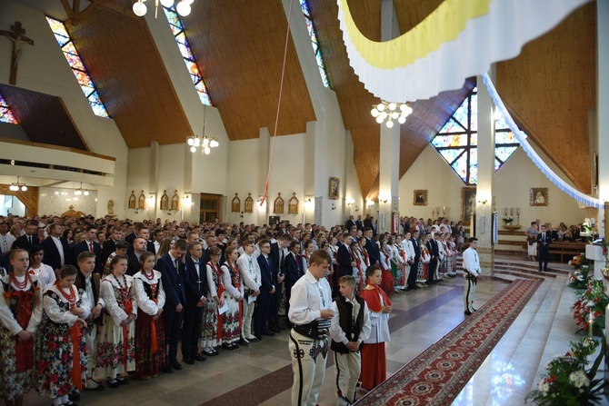 Bierzmowanie w Ochotnicy Górnej