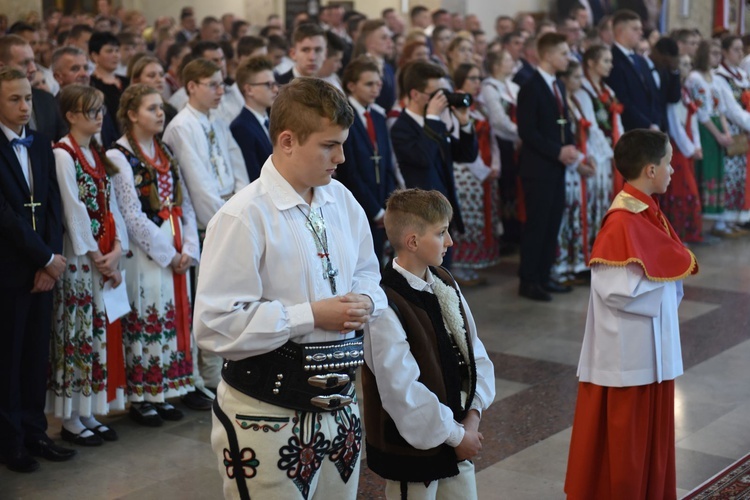 Bierzmowanie w Ochotnicy Górnej