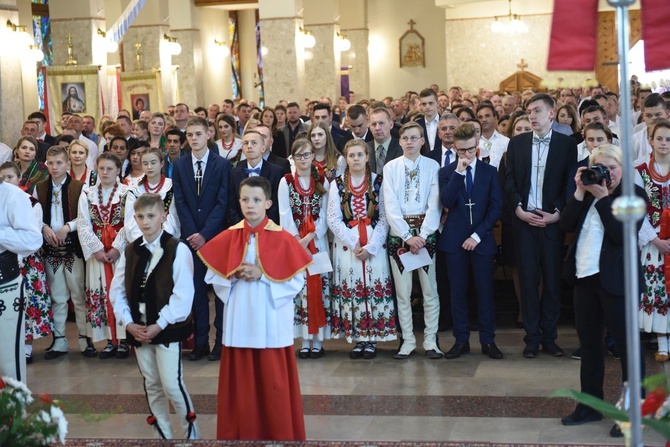 Bierzmowanie w Ochotnicy Górnej