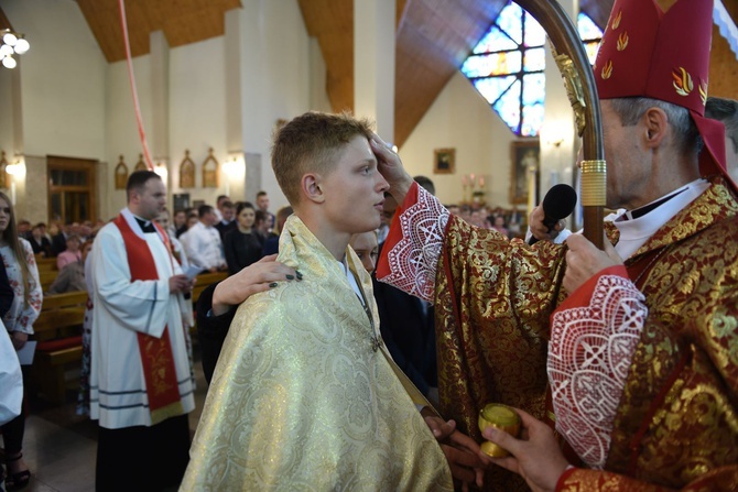 Bierzmowanie w Ochotnicy Górnej