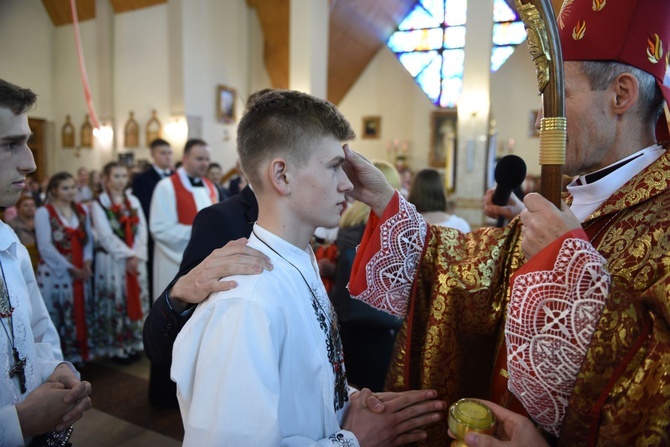 Bierzmowanie w Ochotnicy Górnej