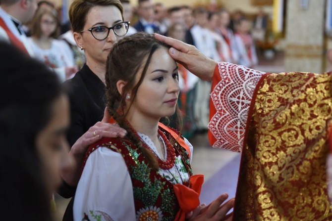 Bierzmowanie w Ochotnicy Górnej