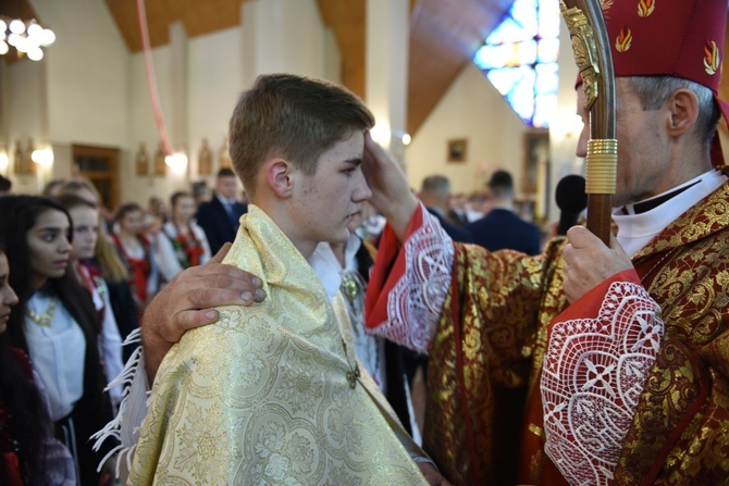 Bierzmowanie w Ochotnicy Górnej