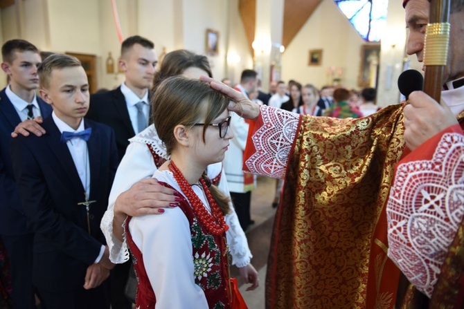 Bierzmowanie w Ochotnicy Górnej