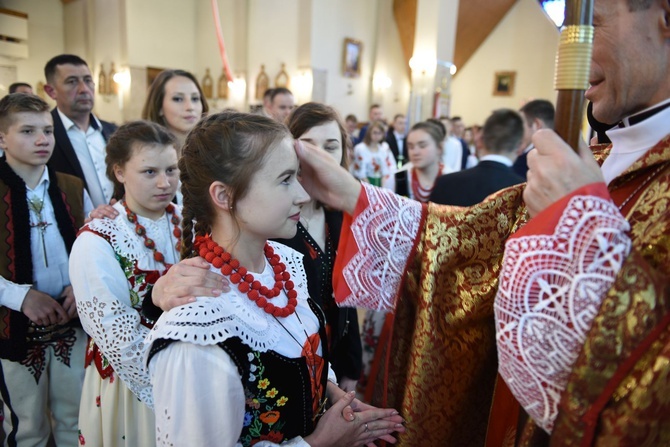 Bierzmowanie w Ochotnicy Górnej