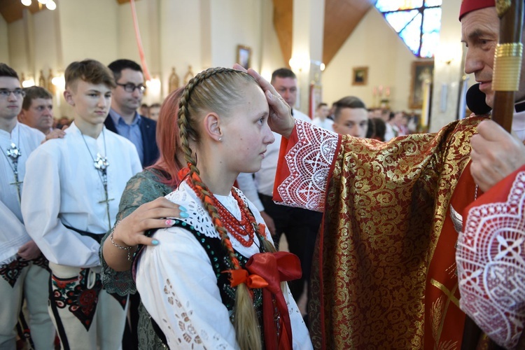 Bierzmowanie w Ochotnicy Górnej