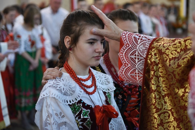 Bierzmowanie w Ochotnicy Górnej