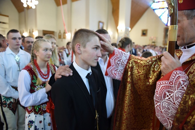 Bierzmowanie w Ochotnicy Górnej