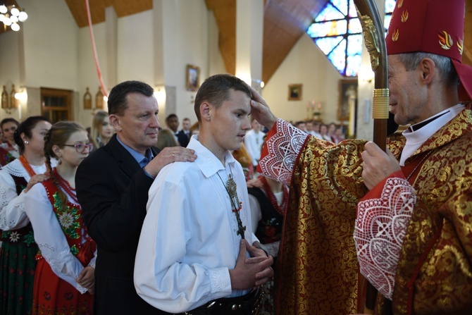 Bierzmowanie w Ochotnicy Górnej