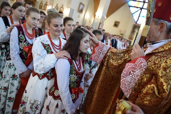 Bierzmowanie w Ochotnicy Górnej