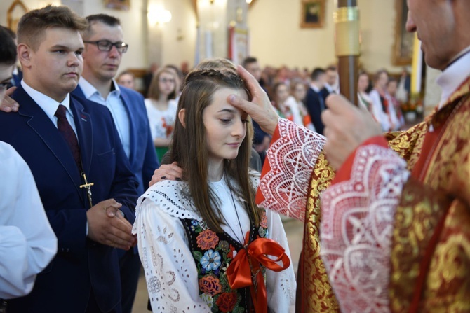 Bierzmowanie w Ochotnicy Górnej