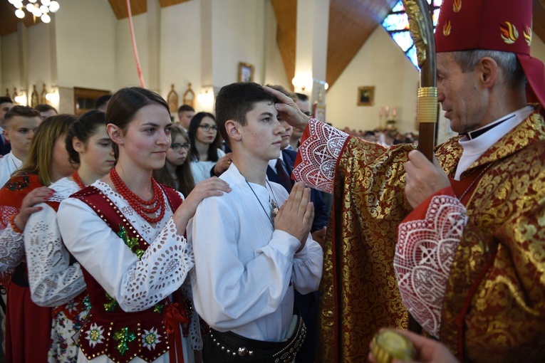 Bierzmowanie w Ochotnicy Górnej