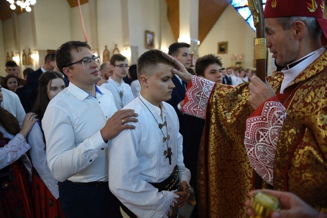 Bierzmowanie w Ochotnicy Górnej