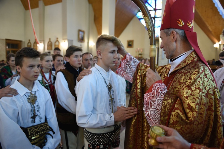 Bierzmowanie w Ochotnicy Górnej