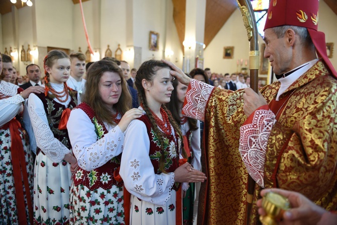 Bierzmowanie w Ochotnicy Górnej