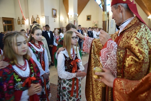 Bierzmowanie w Ochotnicy Górnej