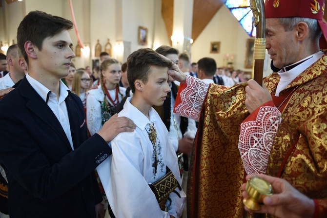 Bierzmowanie w Ochotnicy Górnej