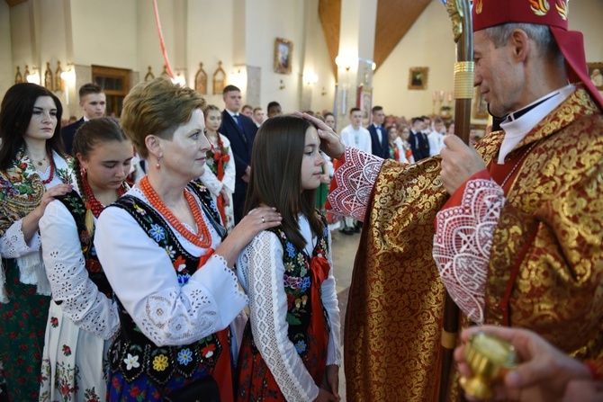 Bierzmowanie w Ochotnicy Górnej