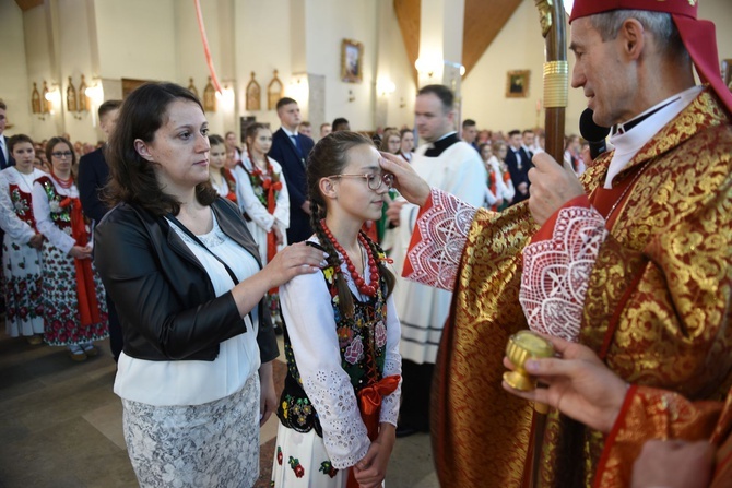 Bierzmowanie w Ochotnicy Górnej