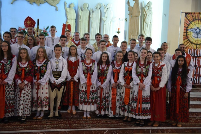 Bierzmowanie w Ochotnicy Górnej