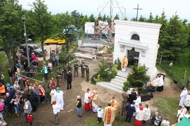 Msza św. i poświęcenie kaplicy na Wielkiej Sowie, 2015 r.