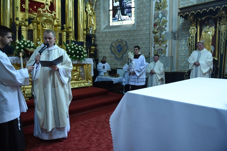 Święcenia kapłańskie w Szczyrzycu