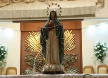 Figura Matki Bożej wykonana na podstawie tego, jak Maryję widziała Patrycja.