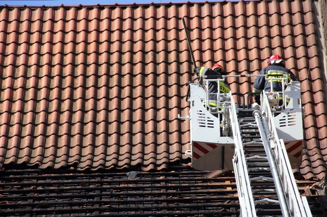 Strażacy uratowali kościół świętych Piotra i Pawła w Gdańsku