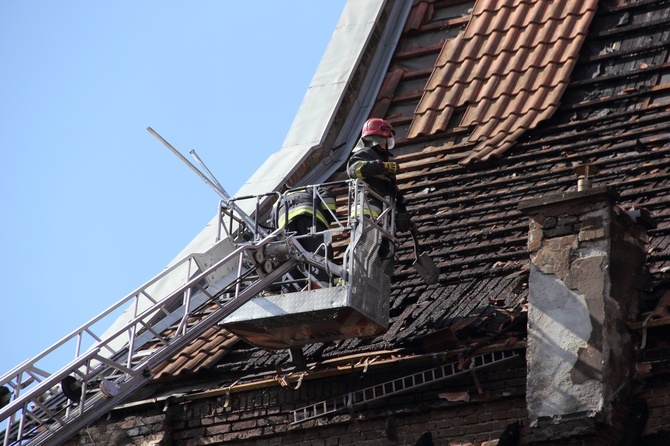 Strażacy uratowali kościół świętych Piotra i Pawła w Gdańsku