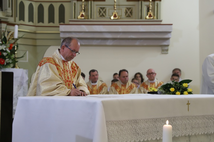 Konsekracja kościoła w Wysokiej koło Wadowic