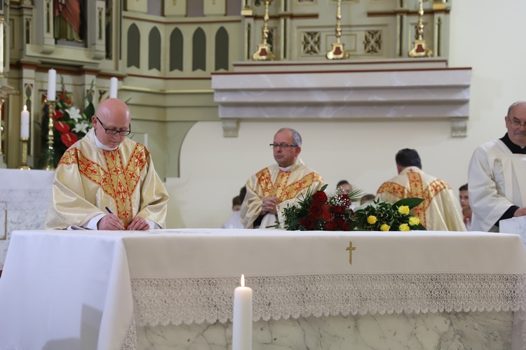 Konsekracja kościoła w Wysokiej koło Wadowic