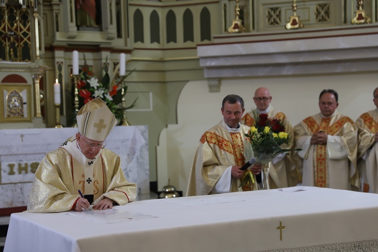 Konsekracja kościoła w Wysokiej koło Wadowic