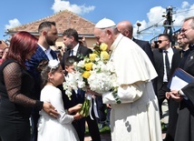 Papież Franciszek w Rumunii.