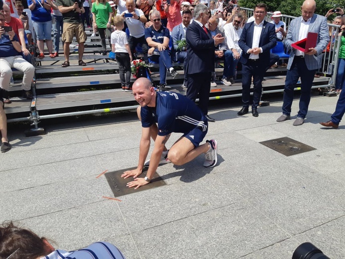 Aleja Gwiazd Siatkówki w Katowicach powiększyła się 7 nazwisk