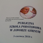 Gorzejowa - Jaworze Górne: Nadanie szkole imienia św. Jana Pawła II