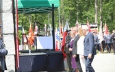 Poświęcenie pomnika pomordowanych żołnierzy "Bartka" w Starym Grodkowie