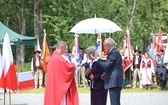 Poświęcenie pomnika pomordowanych żołnierzy "Bartka" w Starym Grodkowie