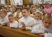 Do sanktuarium prowadzonego przez sercanów białych przyjechało ponad 200 dzieci pierwszokomunijnych.