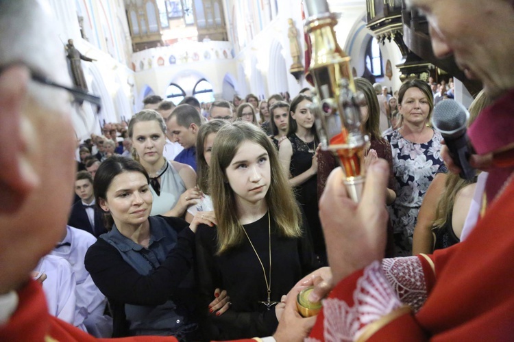 Bierzmowanie w Ciężkowicach