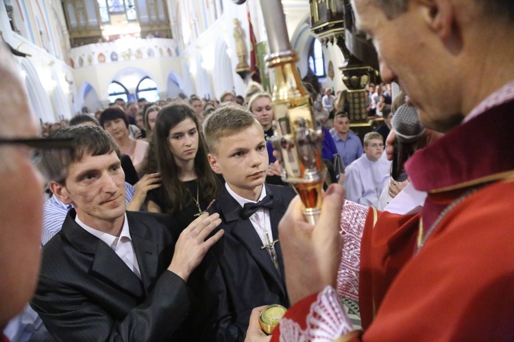 Bierzmowanie w Ciężkowicach