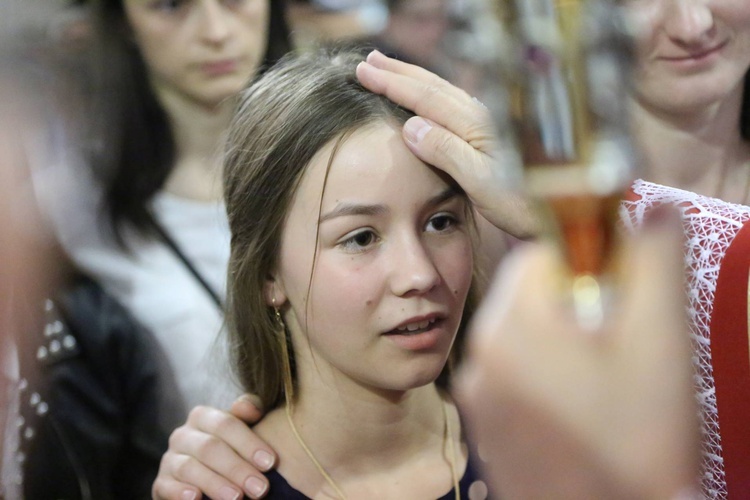 Bierzmowanie w Ciężkowicach