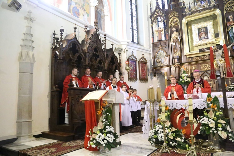 Bierzmowanie w Ciężkowicach