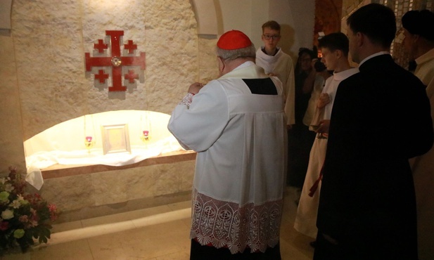 Poświęcenie kaplic Ziemi Świętej w sanktuarium św. Jana Pawła II