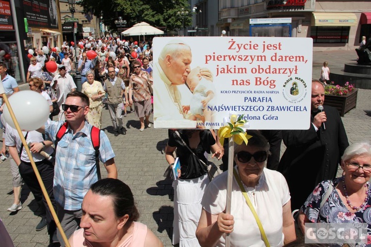 Marsz dla Życia i Rodziny w Zielonej Górze