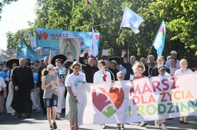 W marszu wzięli udział zarówno starsi, jak i bardzo mali mieszkańcy Lublina.