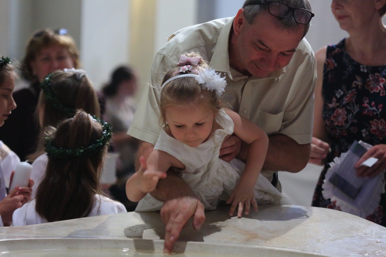 Pielgrzymka dzieci komunijnych do katedry