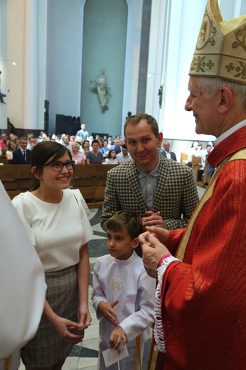 Pielgrzymka dzieci komunijnych do katedry