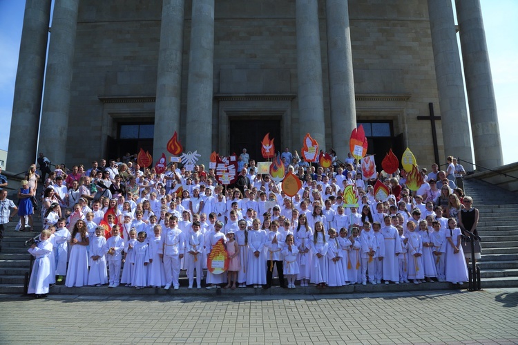 Pielgrzymka dzieci komunijnych do katedry